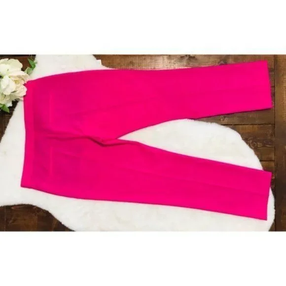 PS PAUL SMITH Wool Pant Straight Leg‎ Trouser Fuchsia Made in Portugal, 4-6